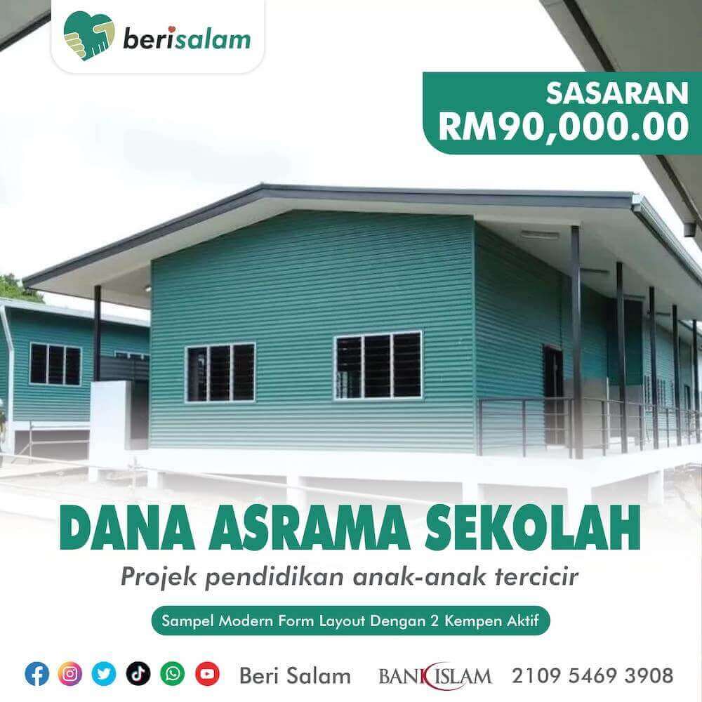 Contoh classic form landing page dengan hanya 1 kempen yang aktif pada satu-satu masa.